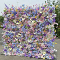 Best Selling Durable Artificial Background Feather Wall With Artificial Can Be Rolled up Flower Wall for Wedding Event Backdrop