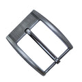 Custom Laser Logo OEM Male Leather Straps with Heavy-Duty Nickel Brush Belt Pin Buckle Western Style Zinc Alloy Rack Plating