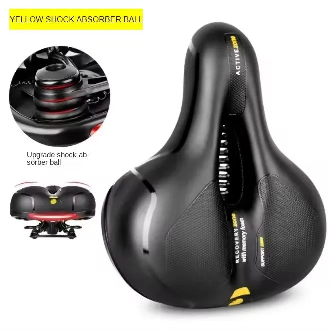 Road Bike Saddle Rainproof Leather Shockproof Bike Seat Cover Comfortable Soft Bicycle Saddle Seat Comfort for Bicycle