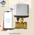 With WiFi Remote Control Function Cost-Effective Electric Ball Valve 3/4inch Waterproof Brass Electric Ball Valve