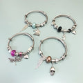 OEM Charm Bracelet DIY Models Eagle Skull Bear butterfly Pendant Animal Cute Women Girls Charm Bracelet