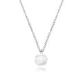 Wholesale New Fashion Jewelry Chain 925 Silver Round Lucky Letter Necklace for Women