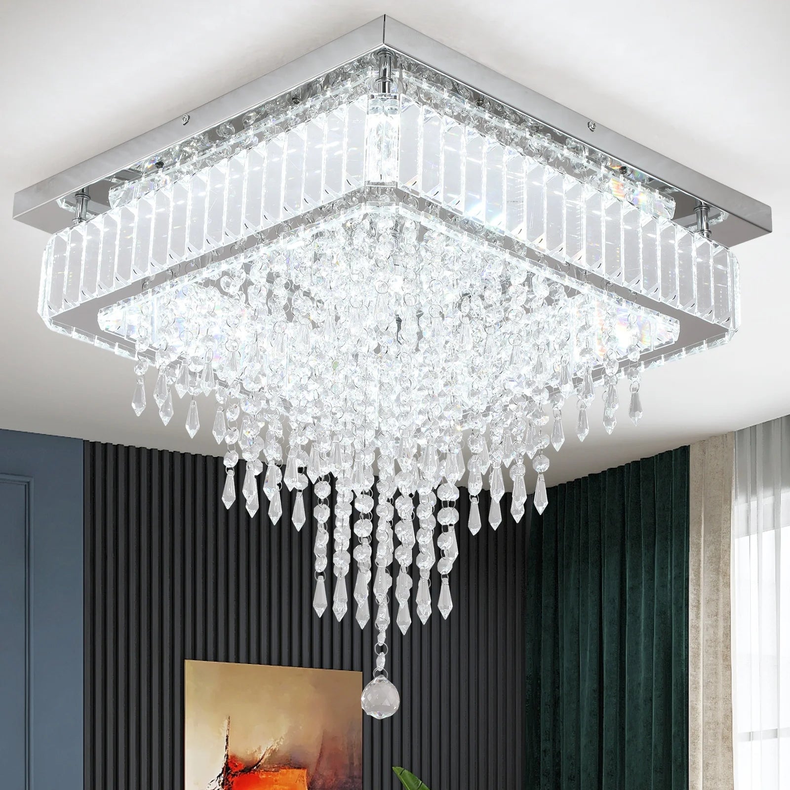 Customized Modern LED Ceiling Lamp for Home Office Crystal Home Decoration Lighting