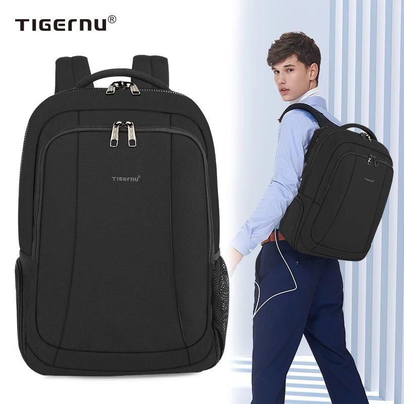 Tigernu T-B3143XL Custom Factory Direct Sales Mochila Laptop Waterproof Backpack Bagpack Man Black Waterproof Smart Back Pack