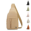Latest Design Simple Nylon Waterproof Custom Logo Outdoor Casual Gym Cute Women Cross Chest Bag