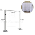 Portable Curved Aluminum Pipe Drape Kit with Base Plates Wedding Trade Show Display Backdrop Decor