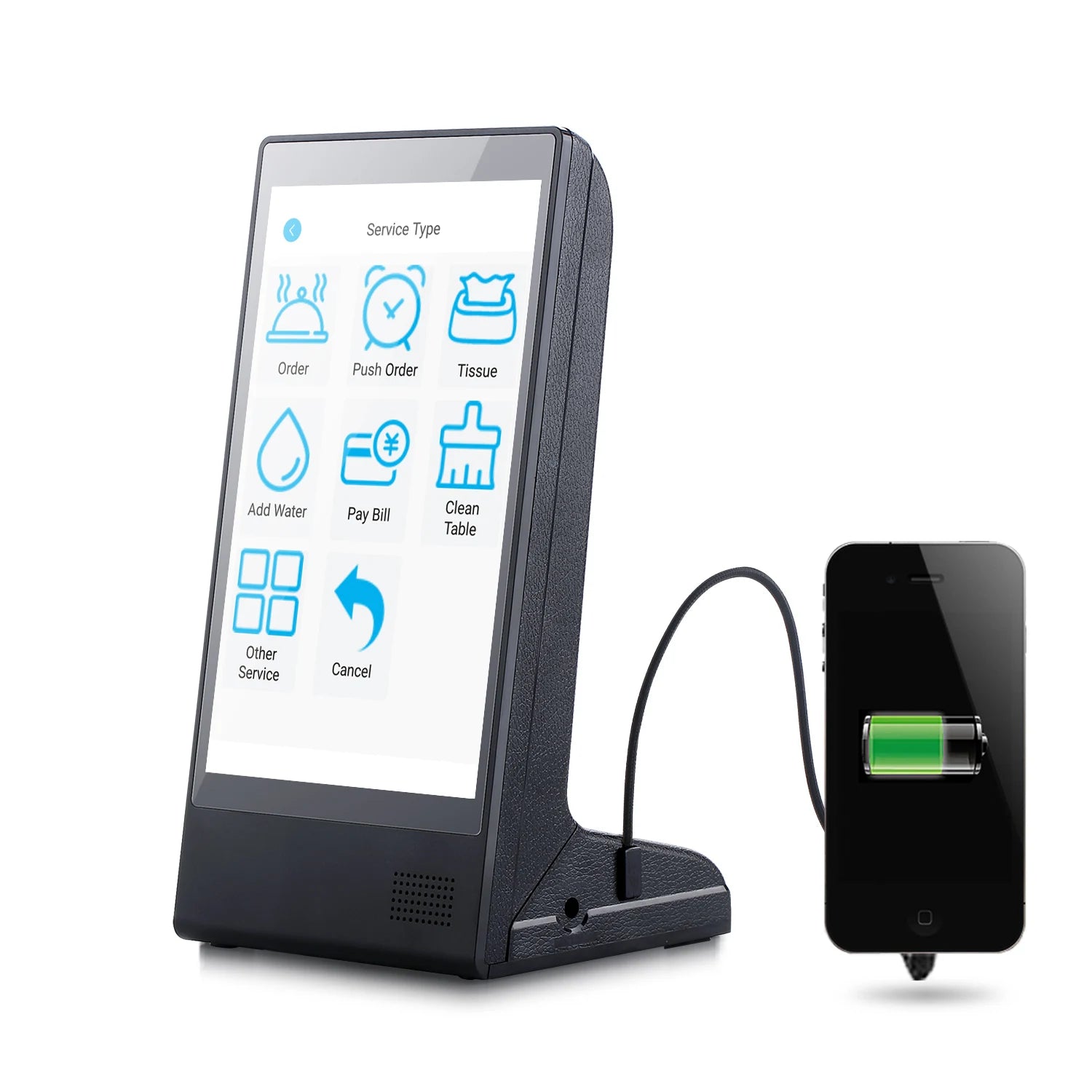 Table Digital Menu Display Coffee Shop Bar Hotel Restaurant Order Call Service Waitress Wireless Remote Waiter Watch Call System