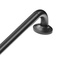 ARODDY Metal Material Window Curtain Poles Black Adjustable Iron Curtain Rods Interior Decoration Curtain Rod