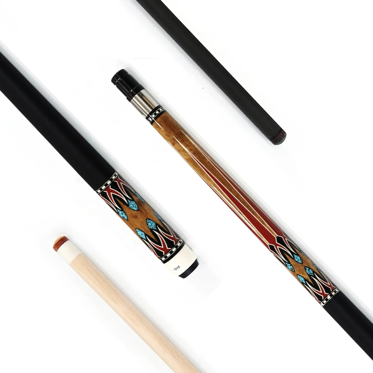 Lilqiong/VanQS Superior Quality 1/2 Carbon Shaft +Maple Shaft Billiard Pool Cue With 1B1S Cue Bag Accessories Set for Sale