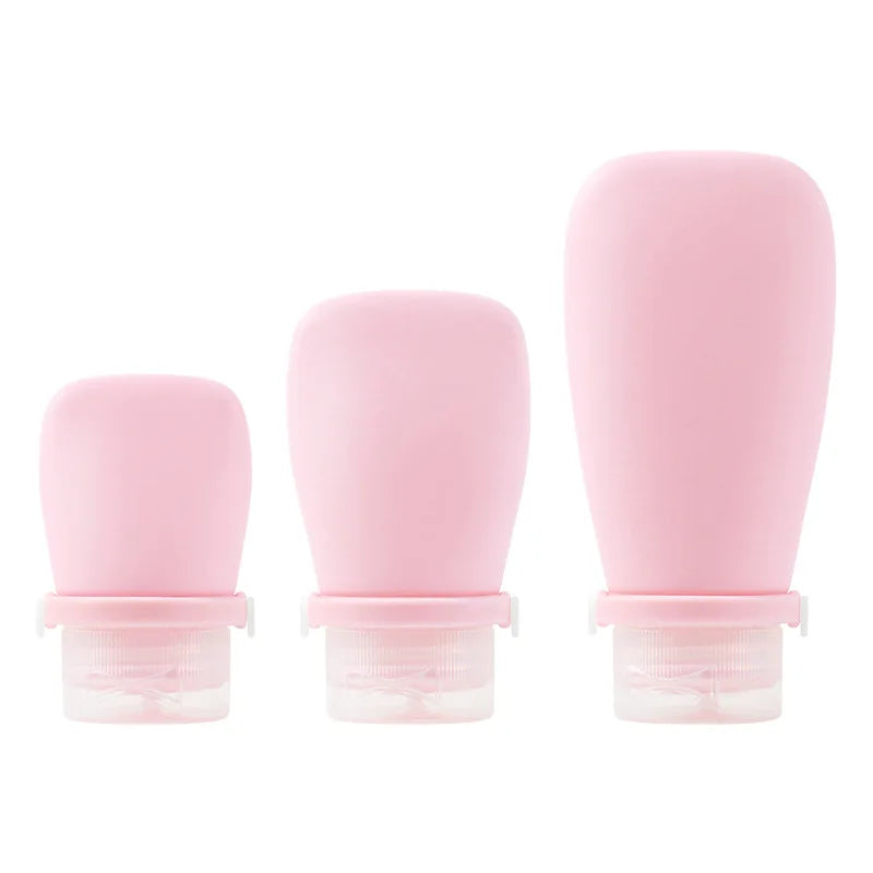 60ml 2oz Leak-Proof Eco-Friendly Reusable Silicone Travel Shampoo Dispenser Bottle TSA Approved for Camping and Hiking