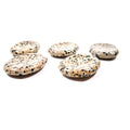 2026 Dalmatian Jasper Palm Worry Stone for Crystal Natural Body Chakra Balancing Healing Palm Stone gemstone Crafts