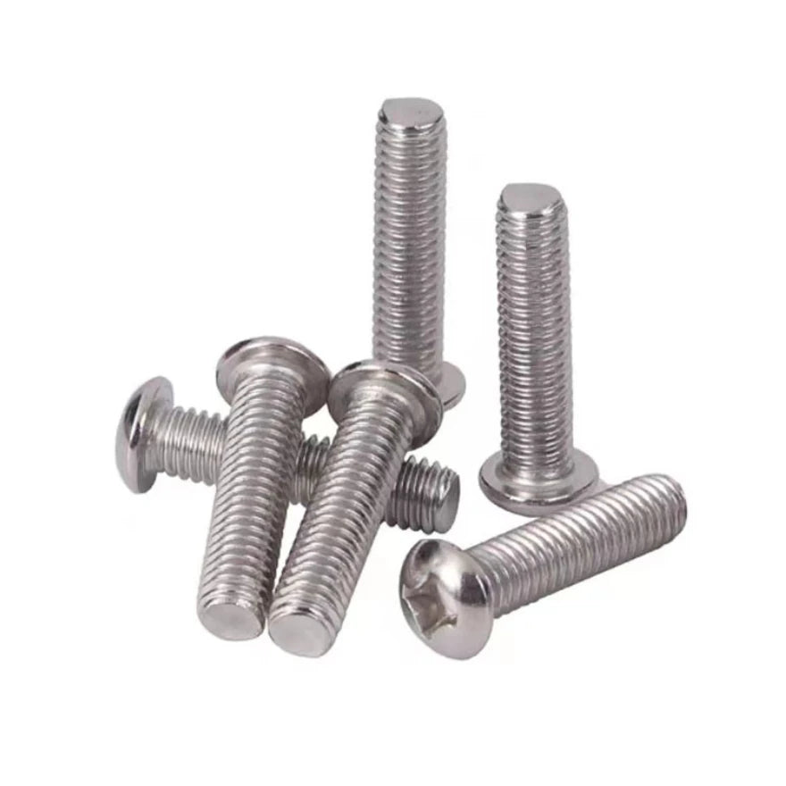 DIN7985 Stainless Steel Cross Recessed Pan Head Bolt DIN 7985 Cross Recessed Raised Cheese Head Bolt