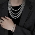 Hip Hop Waterproof Thick Stainless Steel Chain Necklace for Men/Women Wholesale Chunky Chain Accessories on Neck Fashion Jewelry