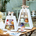 Cupcake Packaging Box Double Layer for Muffin Mousse Dessert Multi-layer Boxes With Nine-hole Baked Cake Gift Box