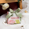 Luxury Printed Thank You Gift Bag Sweet Wedding Favour Boxes for Candy and Gift