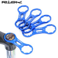 RIDERACE MTB Bike Front Fork Shoulder Cover Wrench Aluminum Alloy 3 in 1 Bike Fork Shoulder Spanner Bicycle Removal Repair Tools