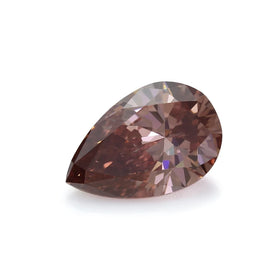 Brownish Pink Colored Diamond EX Cut Lab Grown Diamond Wholesale Price CVD Laboratory Diamond With GEMID Certificate