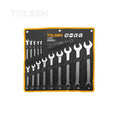 TOLSEN 15889 14pcs Chrome Vanadium Combination Wrench Spanner Set