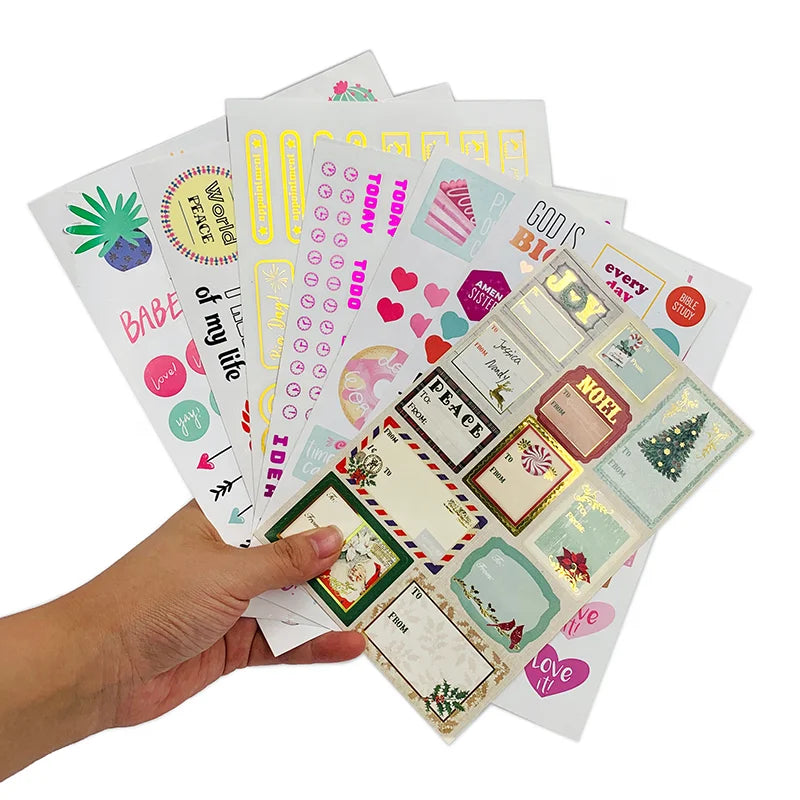Wholesale Cheap Writeable ECO Friendly Cartoon Paper Stationery Home Decoration Sticker MegaBDM