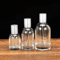 30ml 50ml 100ml Round Glass Empty Perfume Bottle Silver Cap Cylinder Bottle Perfume
