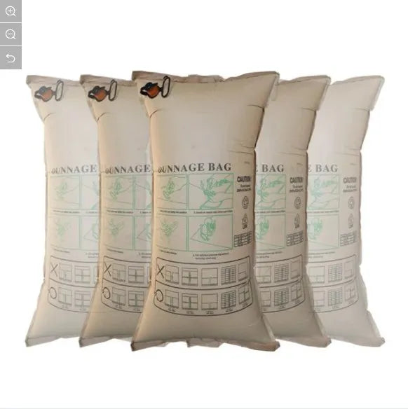 Inflatable Air Dunnage Bag with Kraft Paper Outer Bag for Container Void Protection Qpack Brand 800x1200mm Model