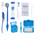 8pcs Portable Orthodontic Cleaning Kit Multi-Purpose Dental Hygiene Teeth Care Oral Care Essentials