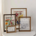 Acrylic Posters Frame Transparent Wooden Frame Display UV Printed Wood Picture Frame Wall Hanging