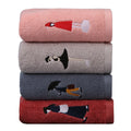 Toalhas De Banho Embroidery Towels Face Wash Gym Towels with Custom Print  logo on Towel