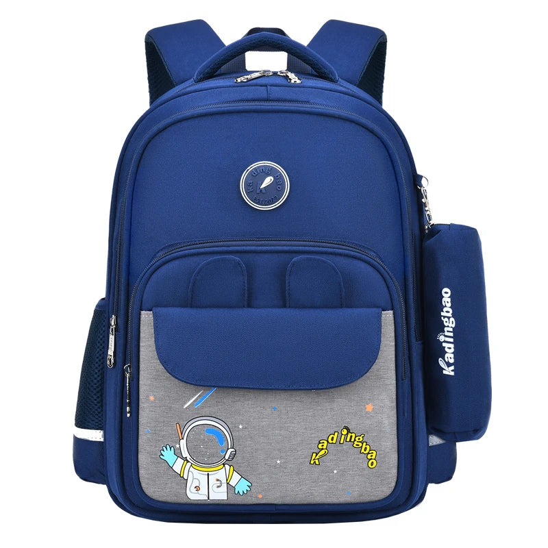 Students' School Bag for Reducing the Burden of Schoolbags 1-6 Grade Children's Double Shoulder Backpacks