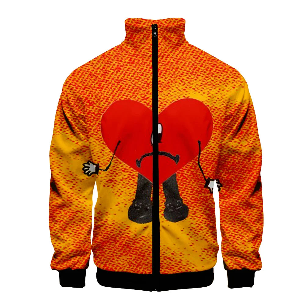 Fitspi Men Jackets 3d Printed Un Verano Sin Ti Uniform Baseball Jacket Women Harajuku Streetwear Hip Hop Coats Hoodies