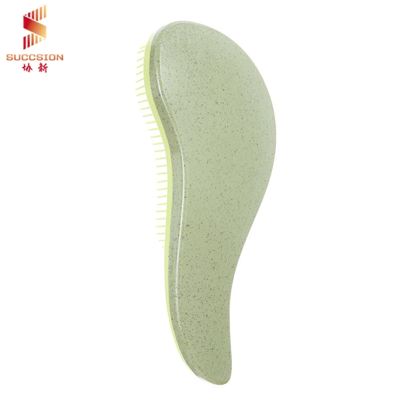 Hot Sale Wholesale Newest Wheat Straw Styling Hair Pressing Tooth Comb for Salon Comb Set