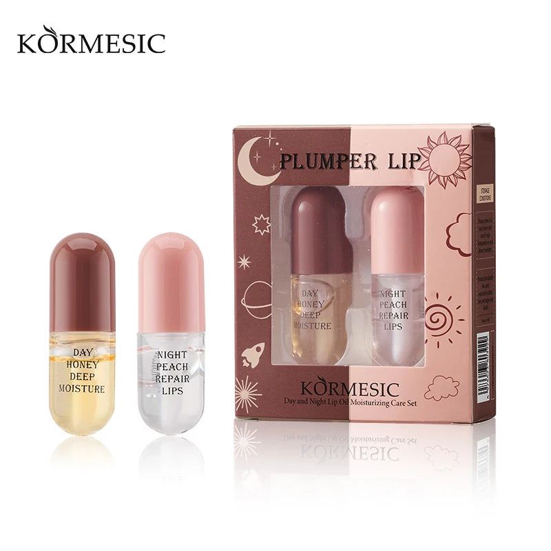 KORMESIC Natural Vegan Lip Plumper Set Lip Plumper Gloss Private Label Capsule Lip Plumper