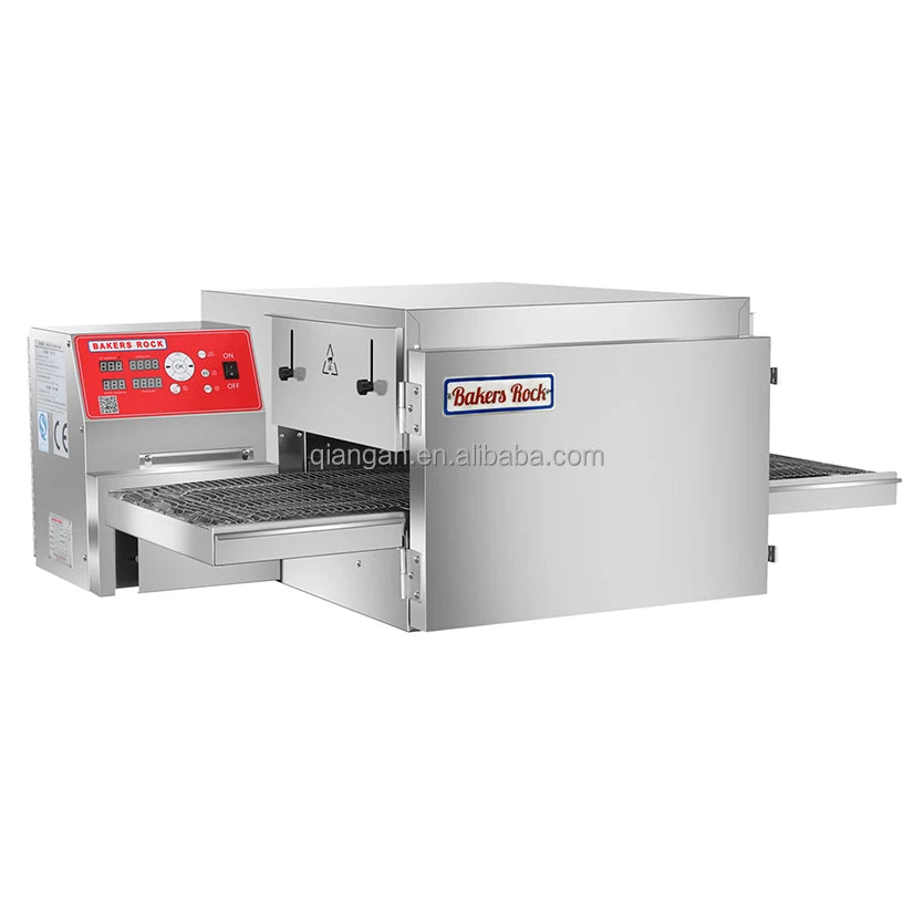 Backers Rock Countertop Space Saving Impingment 16 Inch High Throughput Conveyor Chain Oven
