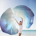 Praise Dance Worship Flags Semicircle Angel Wing Flag for Church Dance Banners