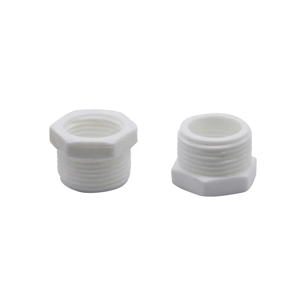 Plastic BSPT 1/2 Female Thread to 3/4 Male Thread Connector Water Adapter for Garden Irrigation Aquarium