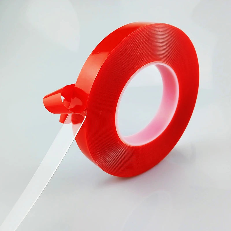 High Bond Transparent 1mm Thick Double Sided Acrylic Foam Tape Water Activated Pressure Sensitive for Bag Sealing Low MOQ