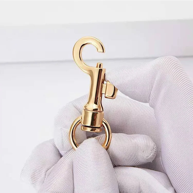 Alloy Bag Buckle Carbines Swivel Clasp Key Chain Ring Hardware Handbag Strap Snap Hook DIY Buckle Dog Hook Swivel Hooks