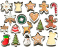 8 Pieces Christmas Cookie Cutters Set 3D Stainless Steel Christmas Cookie Making Molds with Gift Box Packaging