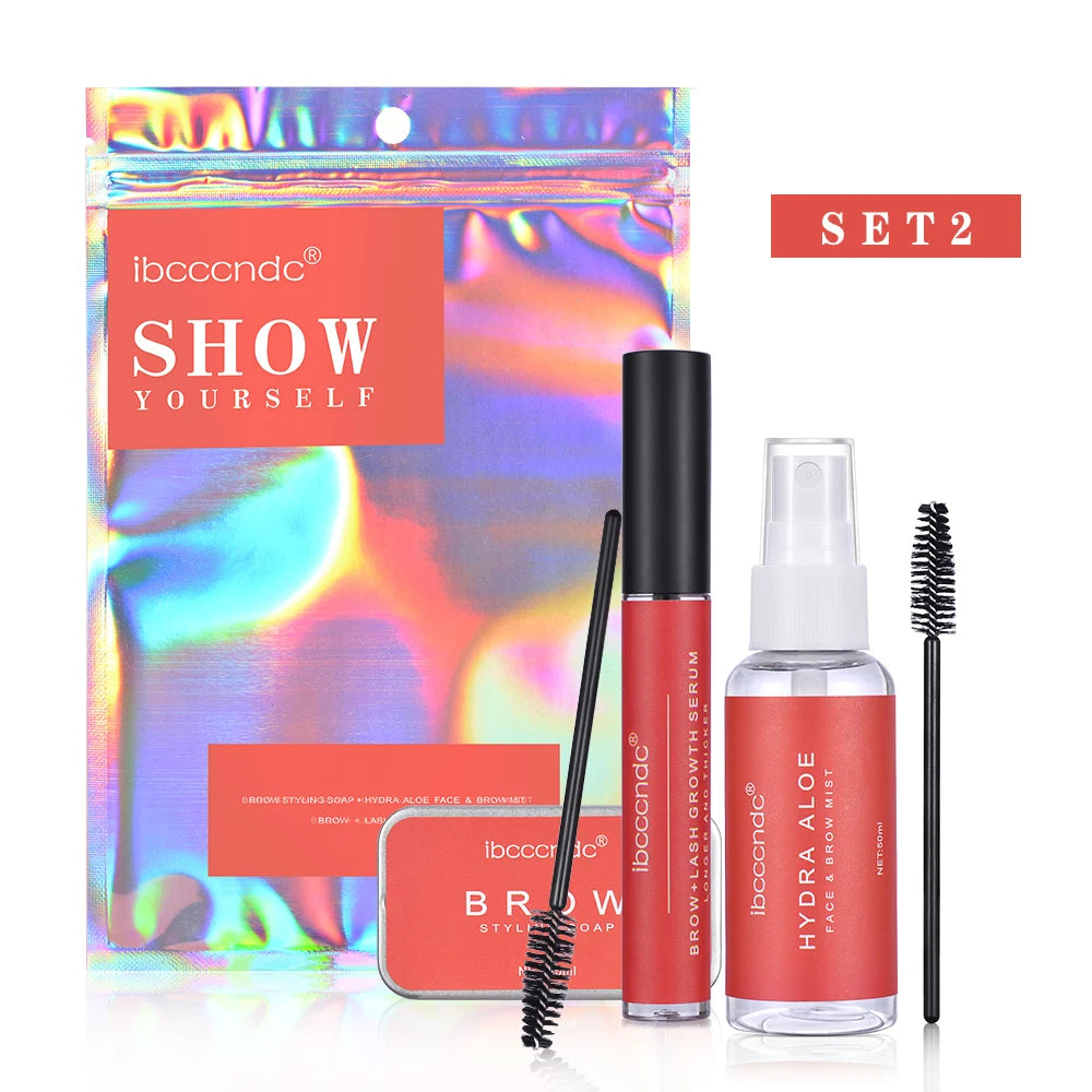 Private Label Makeup Natural Vegan Long Lasting Waterproof EyeBrow Soap Kit Eyebrow Clear Gel