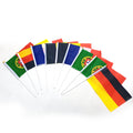 Wholesale Custom National Flag Promotional Gifts Soccer Cheering Hand Waving Hand Held Flag