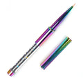 Japanese Nails Tool Colorful Glitter Metal Handle Polish UV Painting Nail Art Brushes