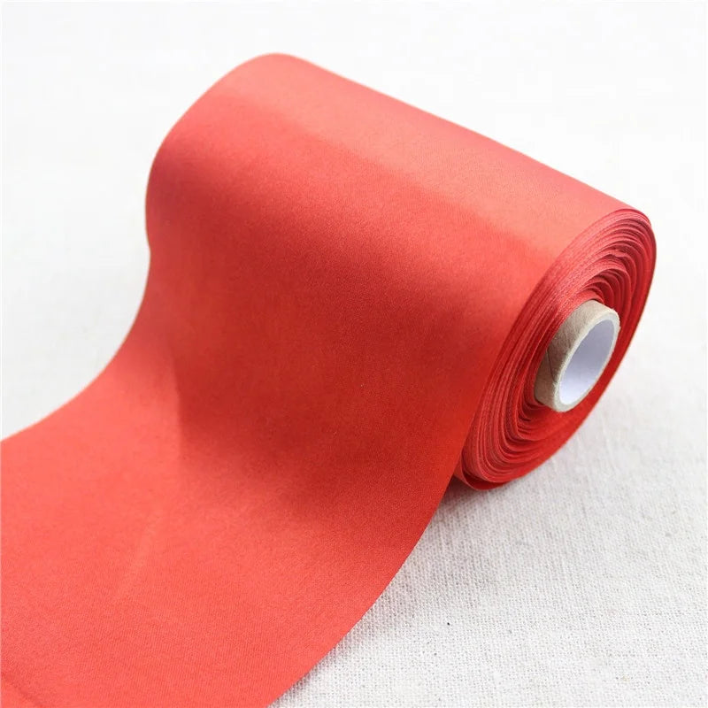 100% Polyester Printed Satin Ribbon in Different Colors 100mm High Tenacity SJH Brand Christmas & Wedding Decoration Ribbon