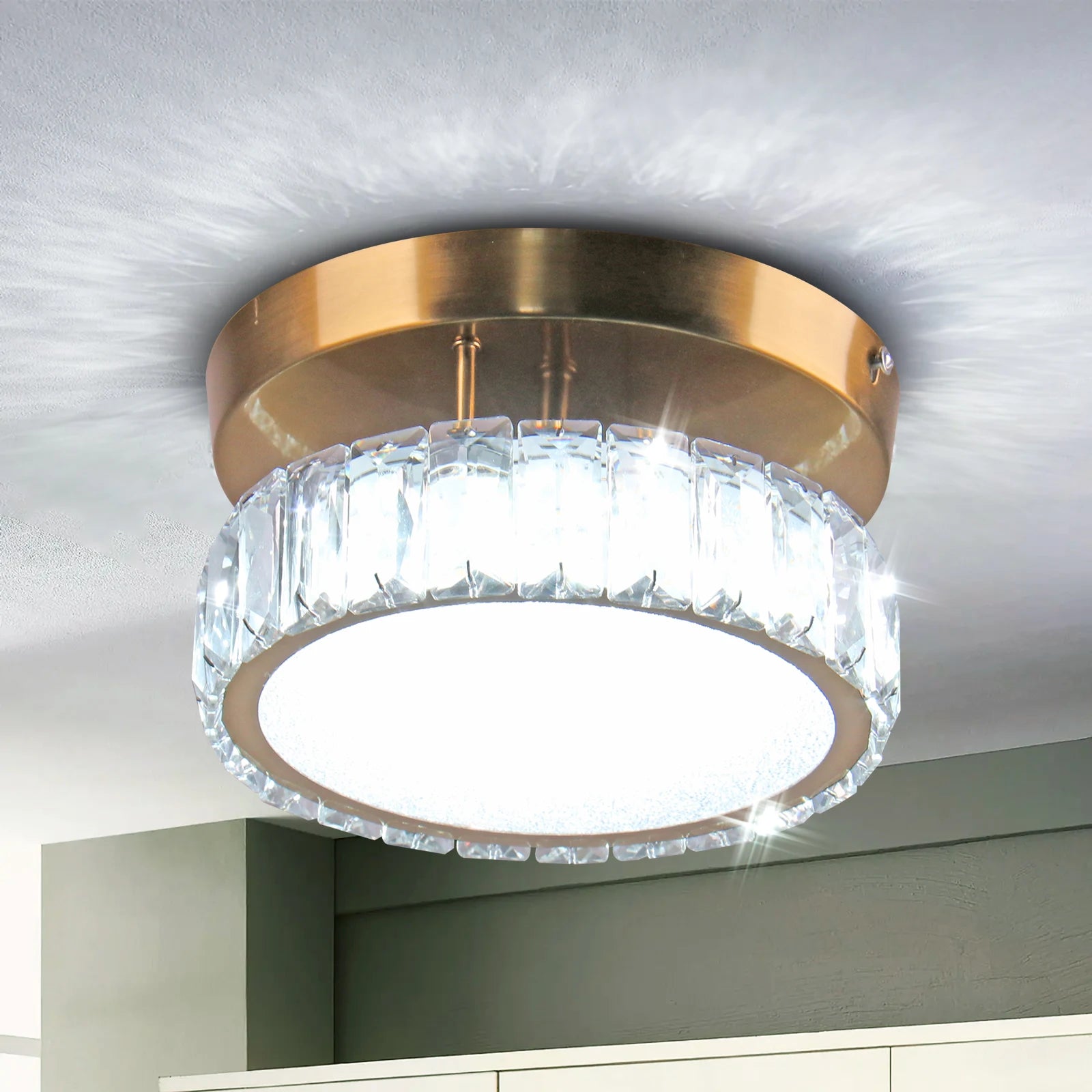 Nordic Style Creative and Classic LED Chandelier Lighting Acrylic Crystals for Villa Indoor and Hotel Use 220V