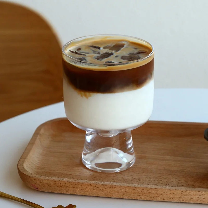 High Value Xinye Contemporary Wedding Ins Glass Fun Diy Dessert Mug Creative Milkshake Juice Coffee Cup Household Tall Glass