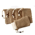 Hot Selling Eco-Friendly 100% Cotton Soap Mesh Bag With Drawstring Soap Packaging Saver Pouch Net Bag for Shower