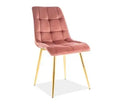 Sinochic Dining Chair Upholstered Nordic Cheap Indoor Home Furniture Room Gold Modern Luxury Velvet Restaurant Dining Chair