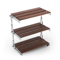 Wholesale Outdoor Three-Layer Foldable Camping Shelving Portable Foldable Camping Table Portable CampingTable for Cooking