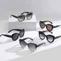 Trending Ladies Large Sunglass Custom logo Big square Cat Eye Frames Sun Shades Wholesale Sunglasses Ladies