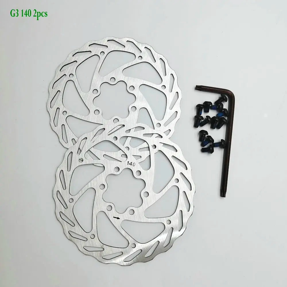 Mountain Bike ELECTRIC BICYCLE Disc Brake PIECE G3 140 160 180mm 6 HOLES Stainless Steel BRAKING Disc
