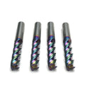 4 Flutes 6mm Shank Diameter HRC40-60 Aluminum Cutter DLC Coating Tungsten End Milling Tool 50mm Length High Wear Resistance